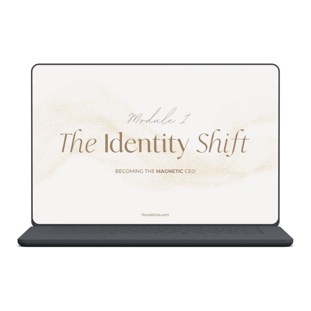 Identity based business coaching masterclass for entrepreneurs and creatives